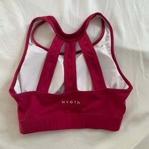 NVGTN Tri Bra Cranberry Red